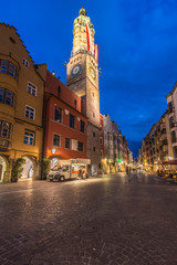The City Tower in Innsbruck, Austria.