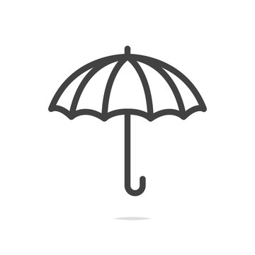 Umbrella icon vector
