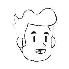 happy smiling man icon image vector illustration design 