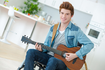 Disabled guitarist