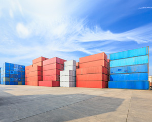 Industrial port container terminal
