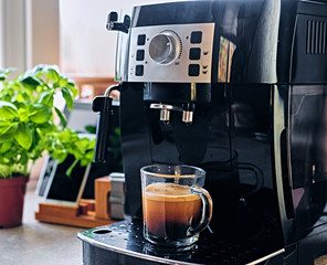 Professional coffee machine for home use.