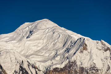 Fototapeta premium Baltoro Kangri mountain peak, K2 trek, Skardu, Gilgit Baltistan, Pakistan