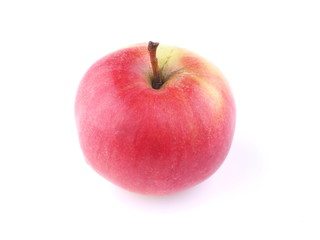 Apple on white background
