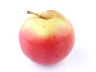 Apple on white background