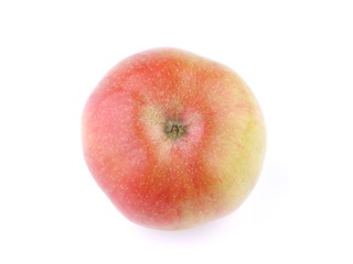 Apple on white background