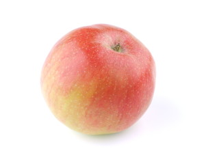 Apple on white background