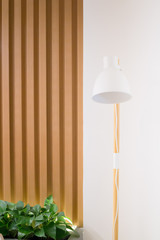 Contemporary Wooden Light In Minimal Room Style