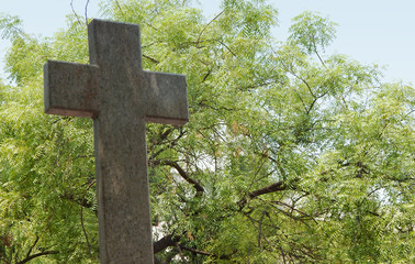  Tombstone or Headstone in Christian Grave Yard