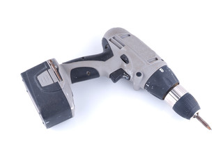 Screwdriver on white background