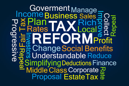 Tax Reform Word Cloud