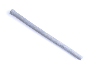 Metal spring on a white background