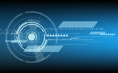 Vector abstract technological display dotted background