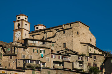 Fototapeta na wymiar Antico borgo di Artena in Lazio