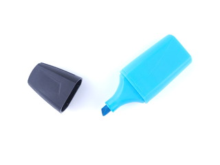 Colored text separator on white background