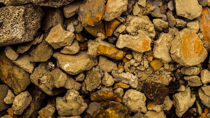 Pile of bricks. abstract background