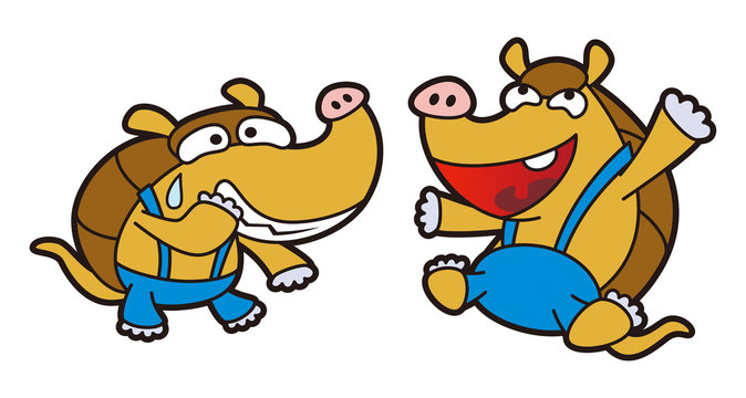 アルマジロのキャラクター、アイコン、アイキャッチ