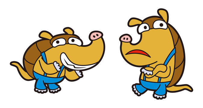 アルマジロのキャラクター、アイコン、アイキャッチ