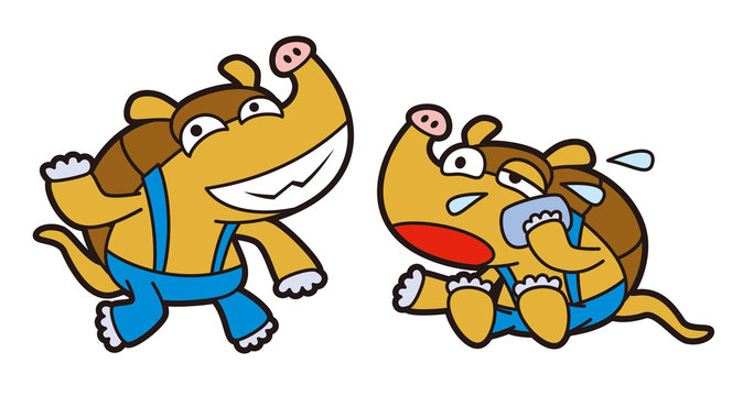 アルマジロのキャラクター、アイコン、アイキャッチ