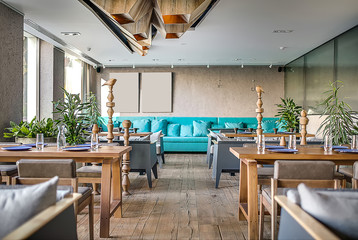 Restaurant in modern style