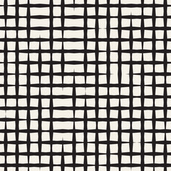 Seamless geometric lattice pattern. Irregular grid background. Stylish chaotic vector texture