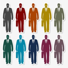 Businessman icon - Illustration