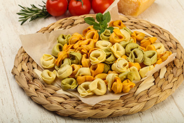 Raw tortellini