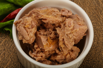 Canned tuna fish