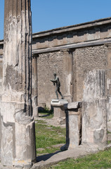 Ruins of Apollo Temple, Pompeii, Italy