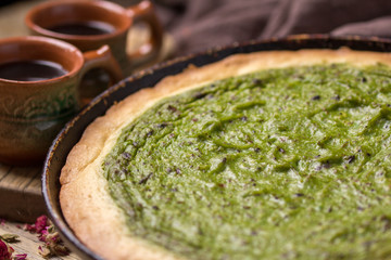 Still life - avocado pie