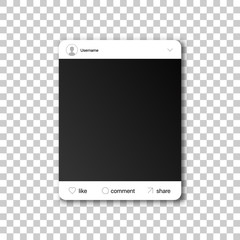 Social network photo frame