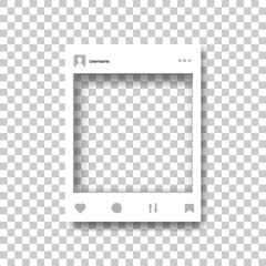 Social network photo frame