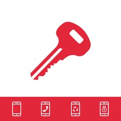 key icon stock vector illustration flat design
