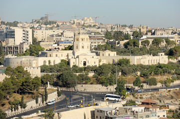 Fototapeta na wymiar Jerusalem, view of the old city