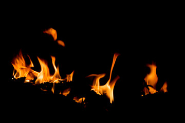 Fire surface,Fire Texture - 145698216