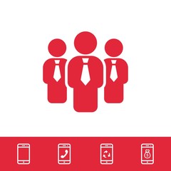 Man icon stock vector illustration flat design