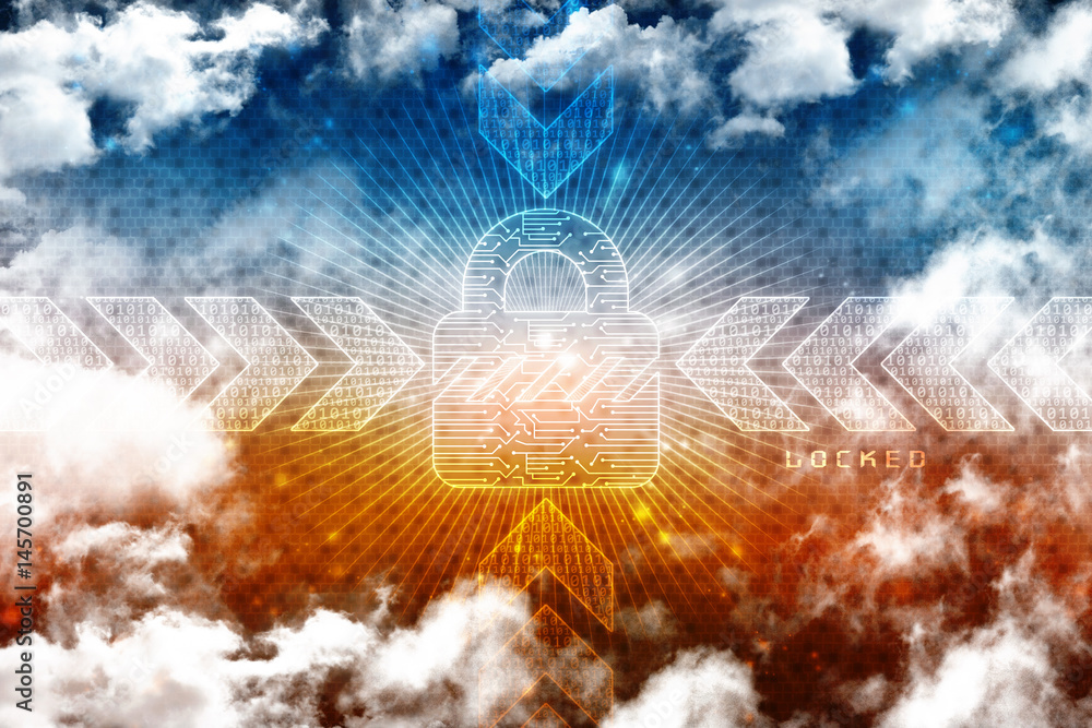 Poster 2d rendering cloud computing, security