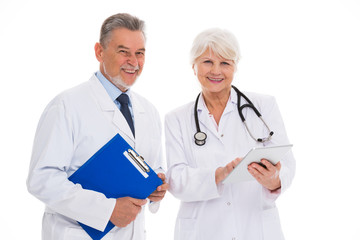 Fototapeta premium Male and female doctors 