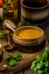 Vegetable tomato soup delish