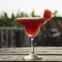 Watermelon Martini at a Sundeck in Goa