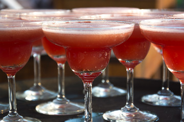 Watermelon Martinis at a Party in Goa