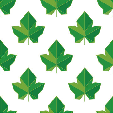 Abstract leaf ivy pattern. Vector illustration, leaf  seamless background pattern
