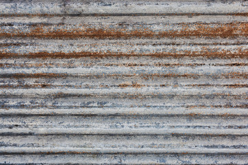 High resolution Rusty corrugated iron texture background