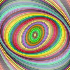 Multicolored ellipse fractal art background