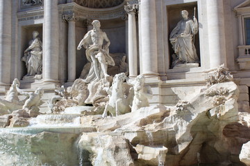 Naklejka premium Trevi Fountain - Fontana di Trevi