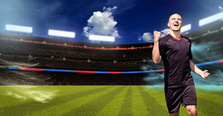the soccer player