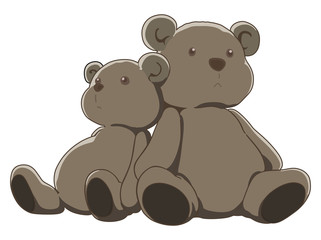 Pair of teddy bears