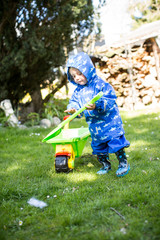 geduldig im Garten