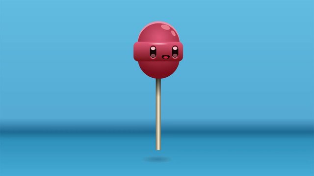 A vintage and steam punk red zepelin flying over a chroma key. Animation, 3d render