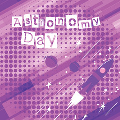 Astronomy day Greeting card